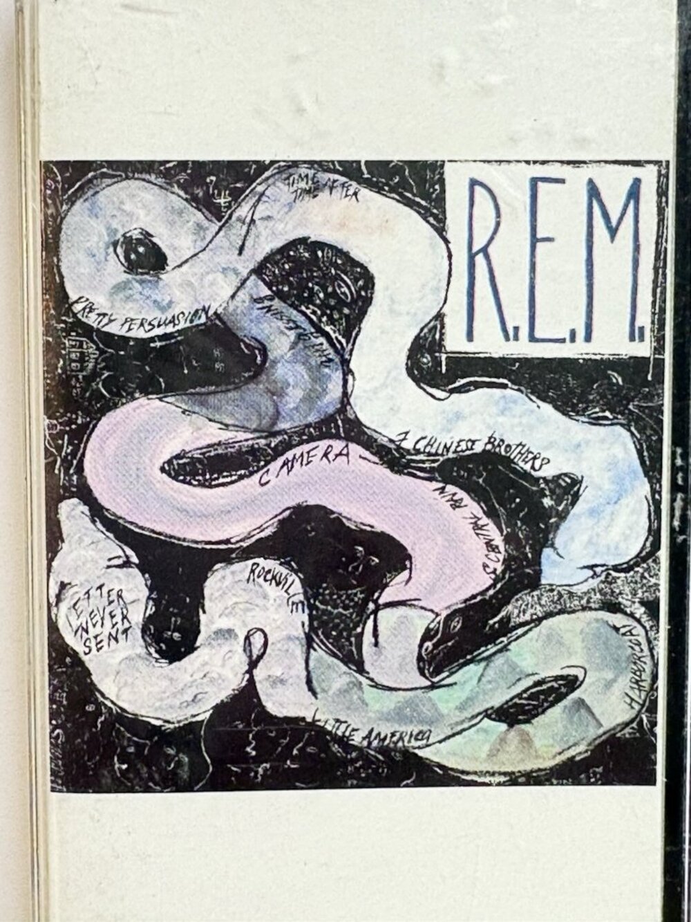 R.E.M. REM Reckoning Cassette Original Inner Sleeve 70044 1984 VTG College Rock